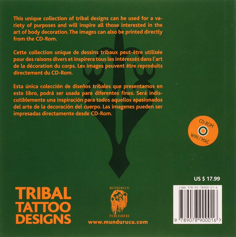 Achterkant van Tribal Tattoo Designs from Indonesia