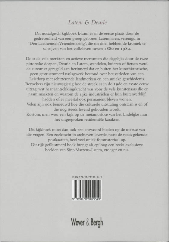 Achterkant van Latem & Deurle
