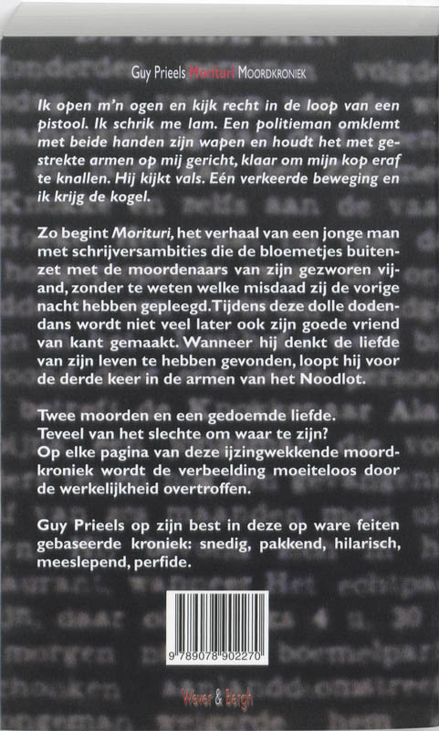 Achterkant van Morituri
