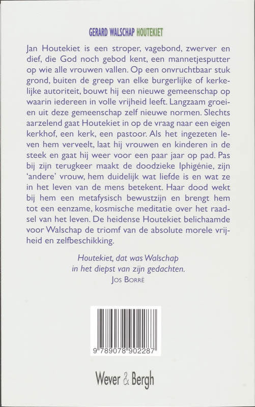 Achterkant van Houtekiet