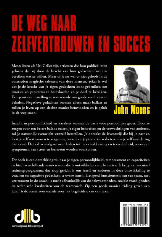 Achterkant van De weg naar zelfvertrouwen en succes