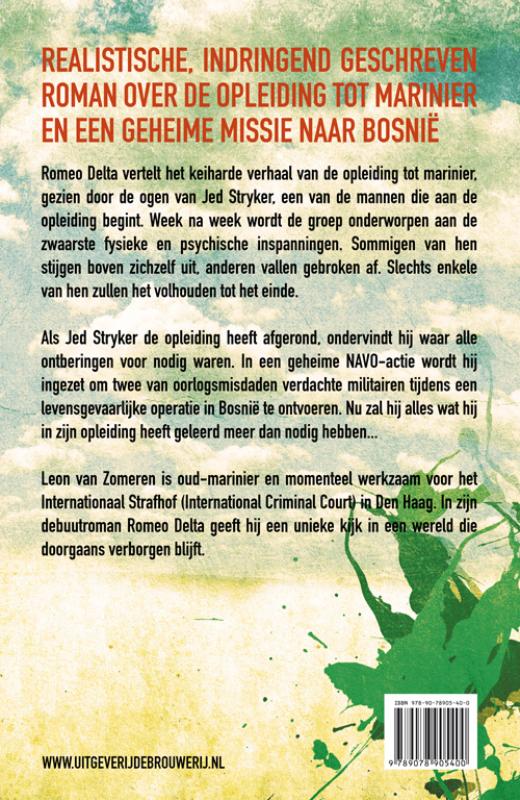 Achterkant van Romeo Delta
