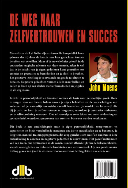 Achterkant van De weg naar zelfvertrouwen en succes