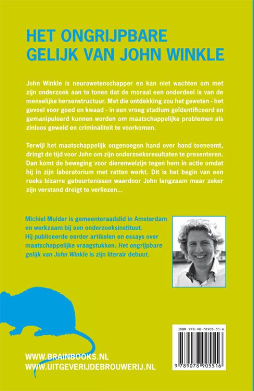 Achterkant van Het ongrijpbare gelijk van John Winkle