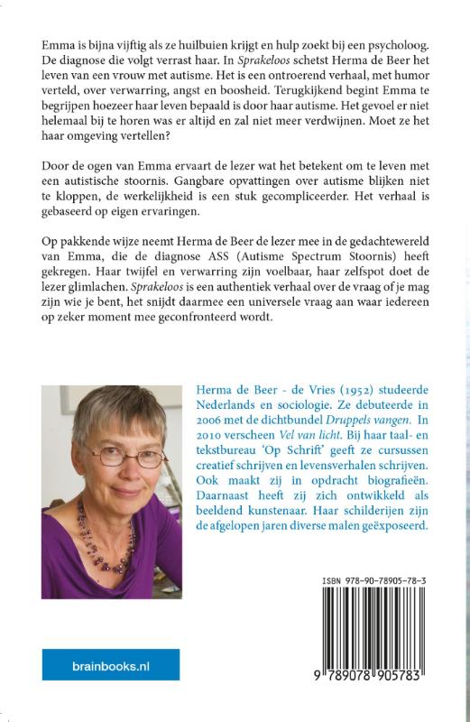 Achterkant van Sprakeloos