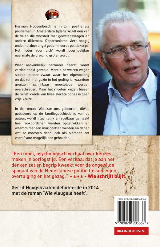 Achterkant van Wat kan ons gebeuren