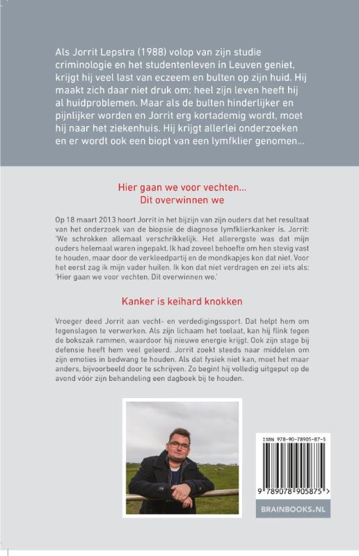 Achterkant van Kanker is keihard knokken