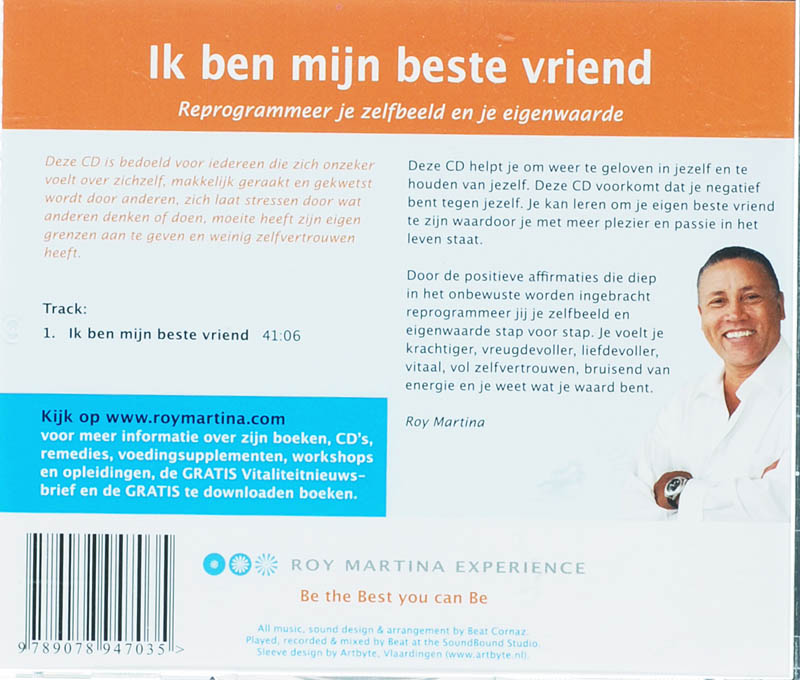 Achterkant van Ik ben mijn beste vriend