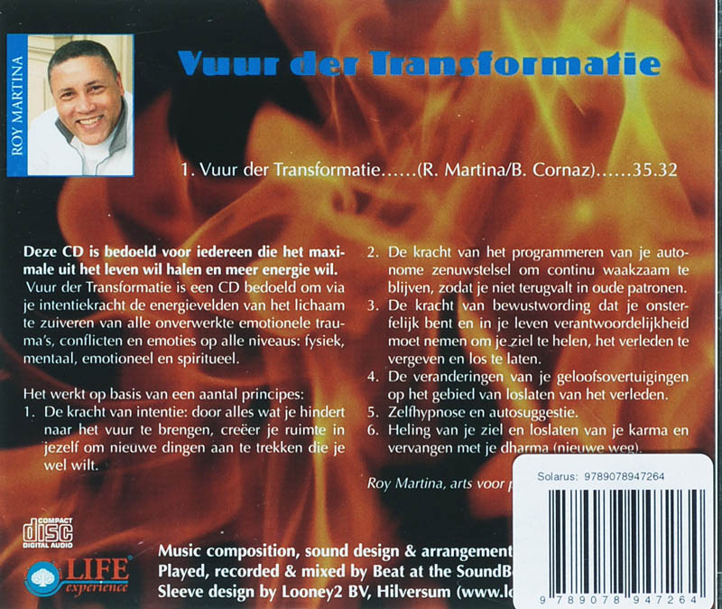 Achterkant van Vuur der Transformatie