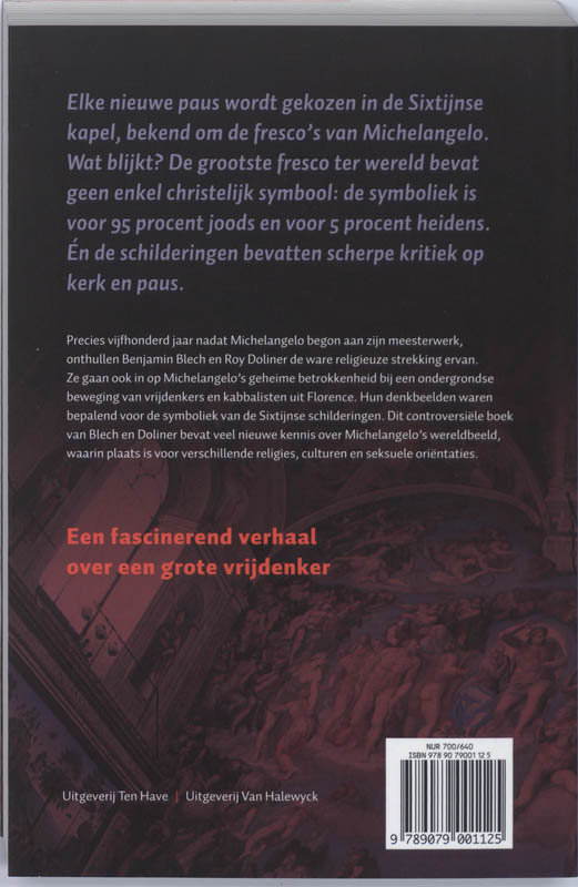 Achterkant van De sixtijnse geheimen