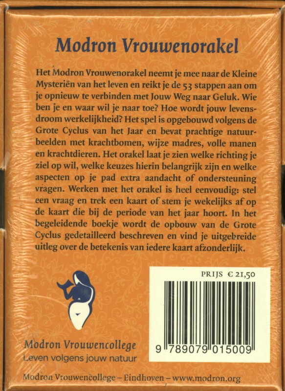 Achterkant van Modron Vrouwenorakel