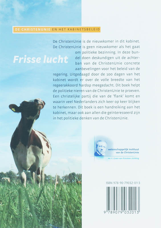 Achterkant van Frisse Lucht