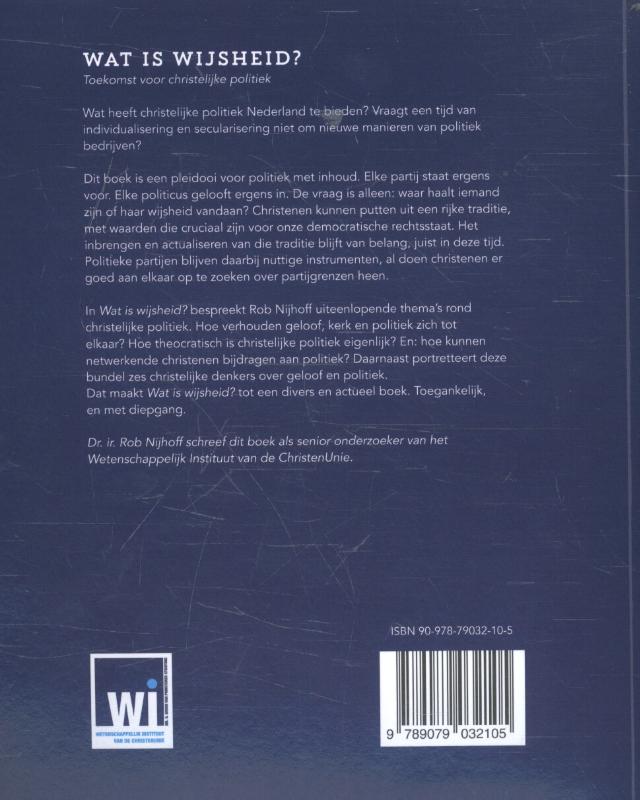 Achterkant van Wat is wijsheid?