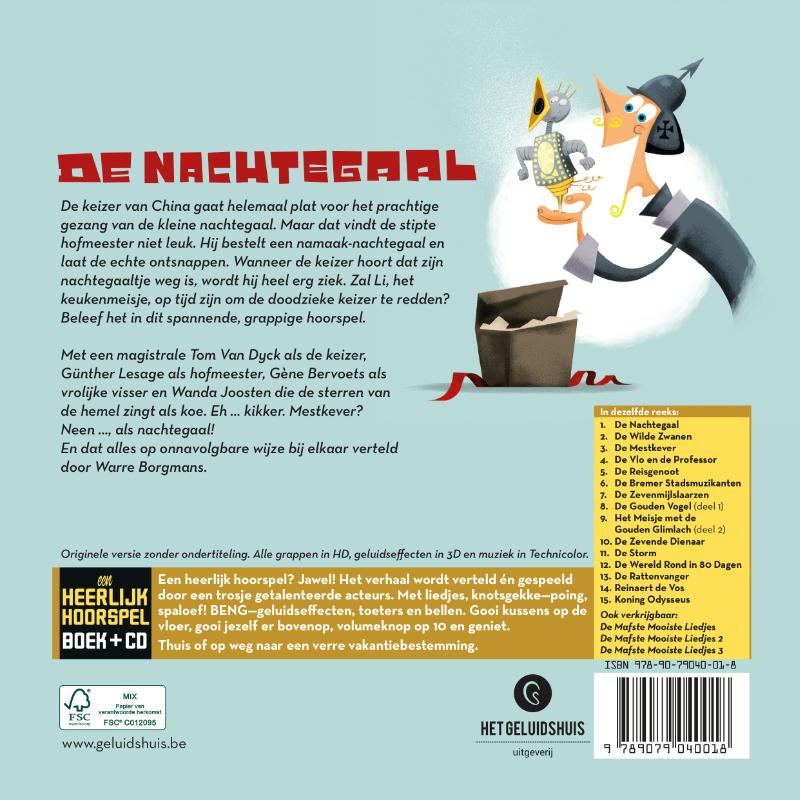 Achterkant van De nachtegaal