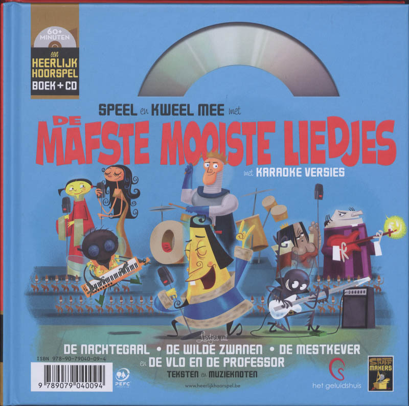 Achterkant van De mafste mooste liedjes