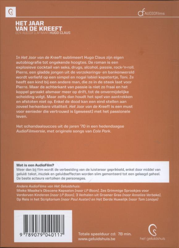 Achterkant van Het Jaar van de Kreeft