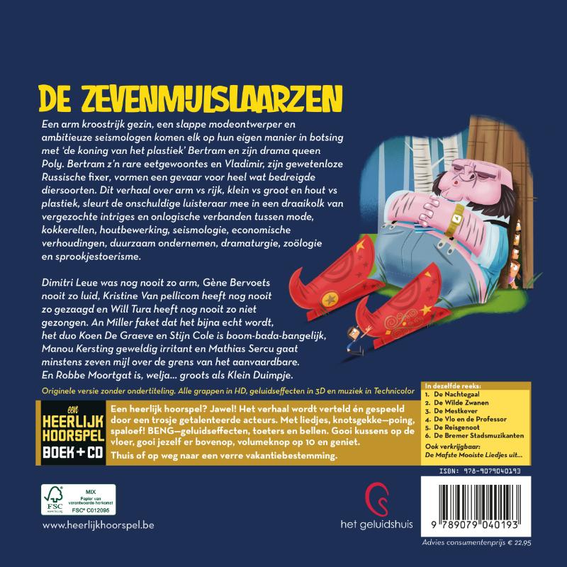 Achterkant van De zevenmijlslaarzen