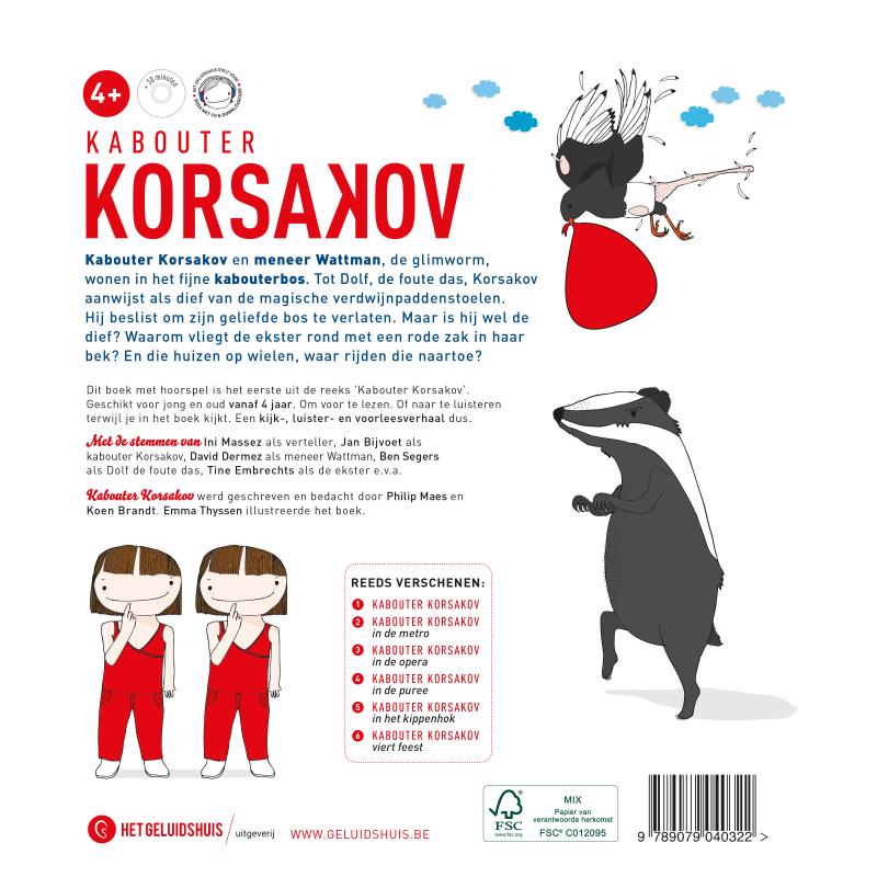 Achterkant van Kabouter Korsakov