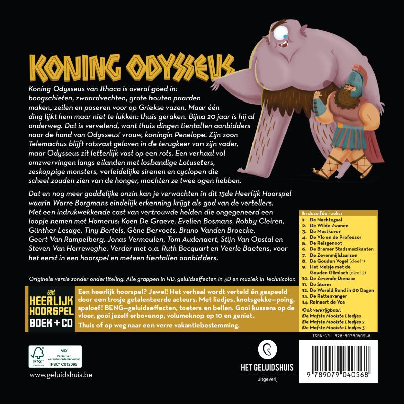 Achterkant van Koning Odysseus