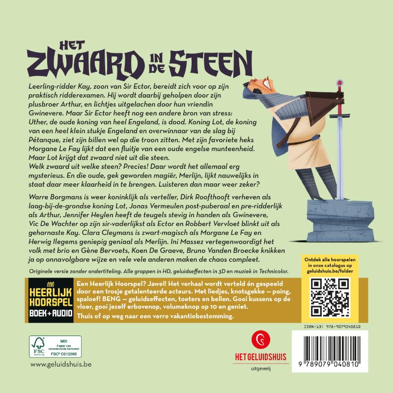 Achterkant van Het Zwaard in de Steen