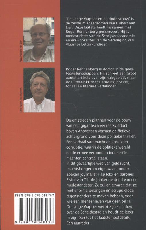 Achterkant van De Lange Wapper en de dode vrouw