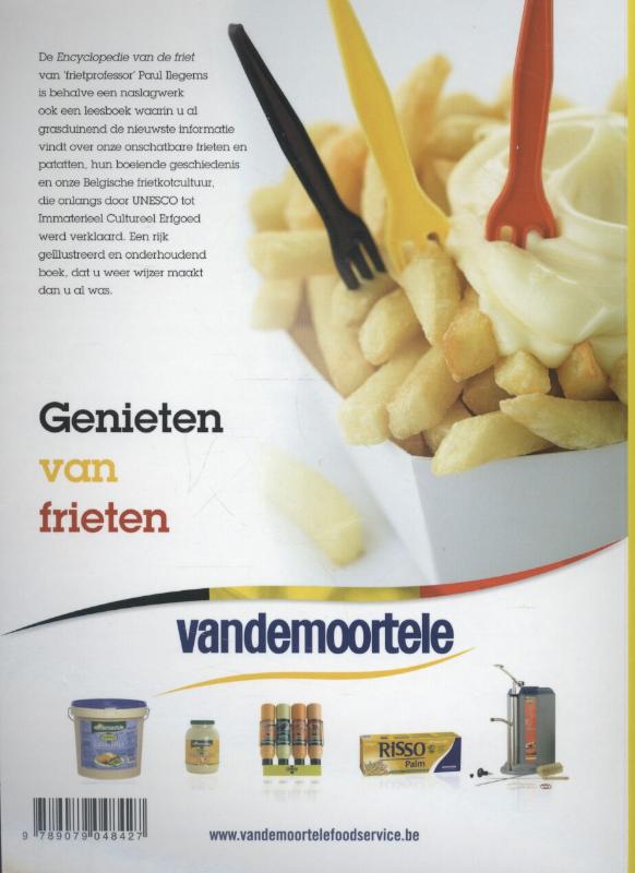 Achterkant van Encycopedie van de friet (en de patat)