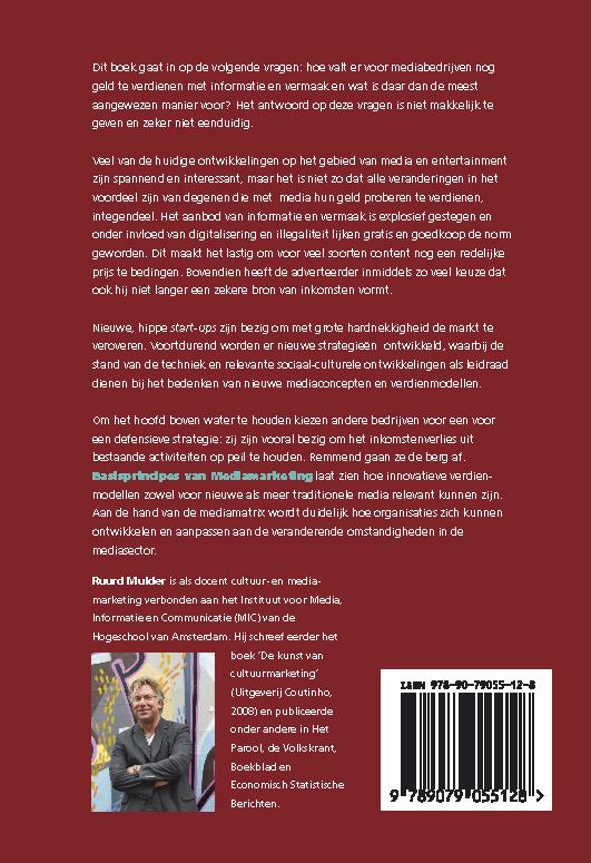 Achterkant van Basisprincipes van Mediamarketing