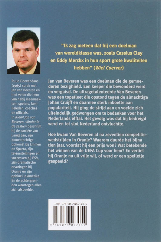 Achterkant van Klem! Jan van Beveren