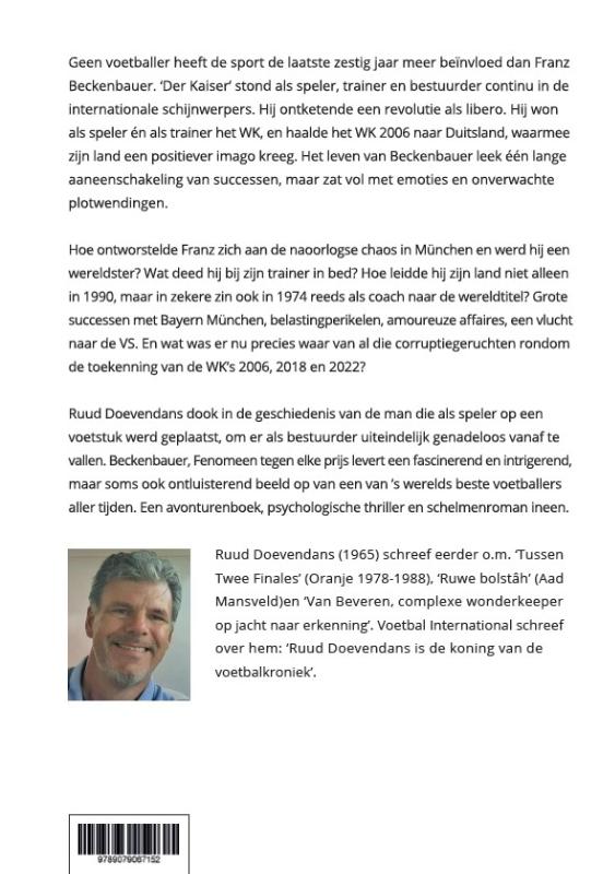 Achterkant van Beckenbauer