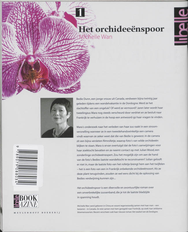 Achterkant van Het ochideeenspoor