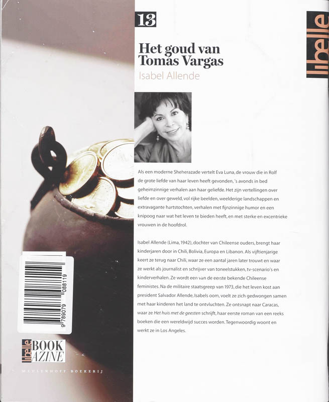 Achterkant van Het goud van Thomas Vargas