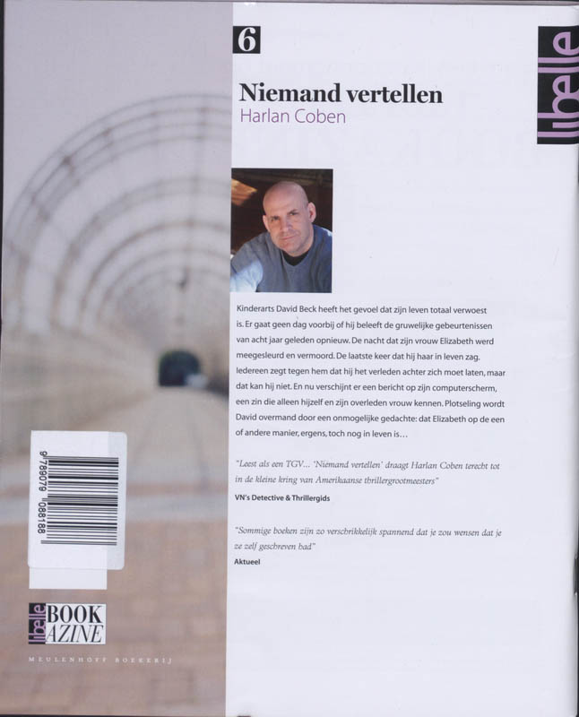 Achterkant van Niemand vertellen