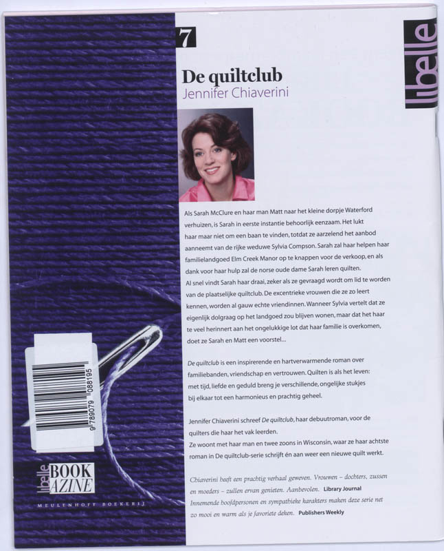 Achterkant van De quiltclub
