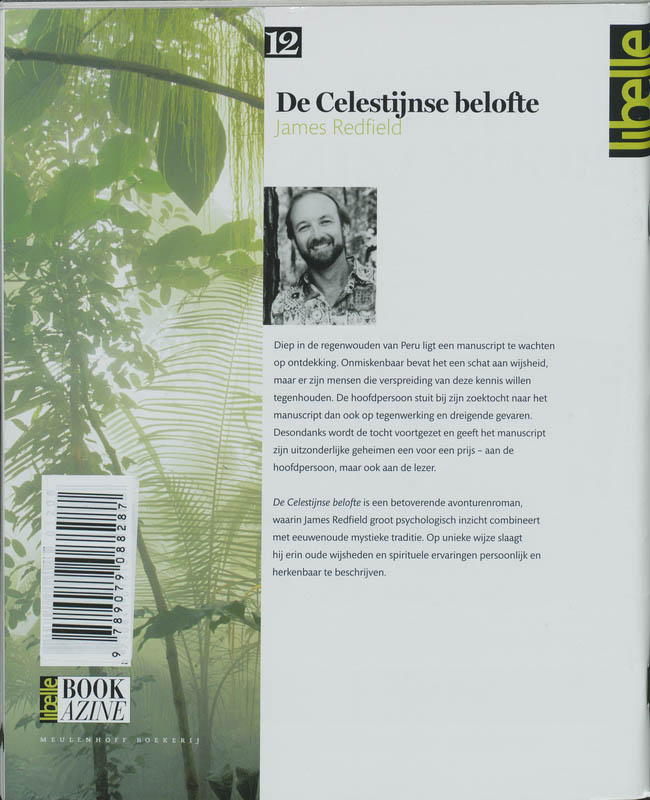 Achterkant van De Celestijnse belofte