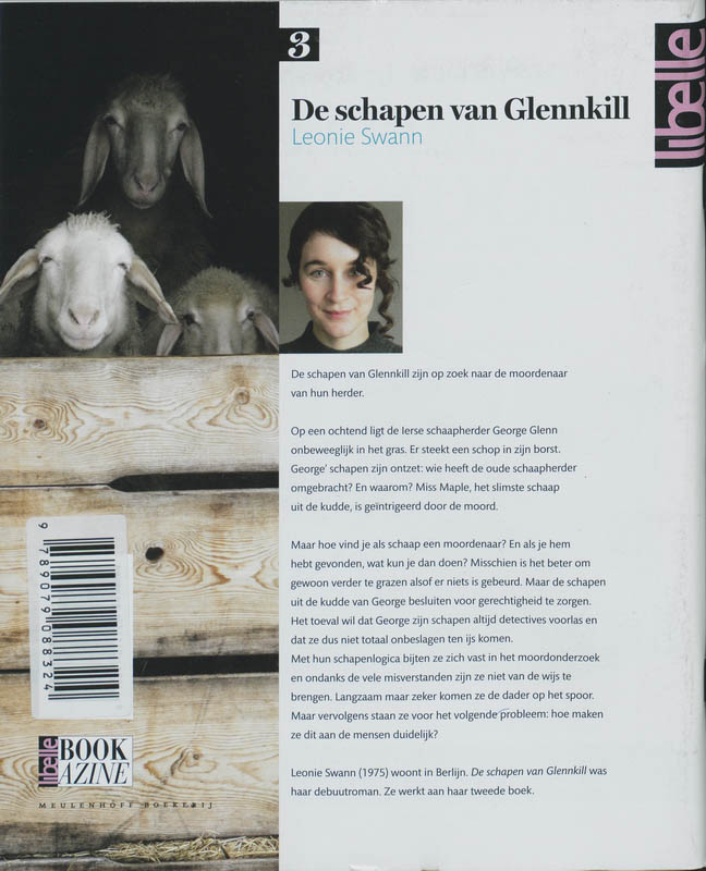 Achterkant van De schapen van Glennkill