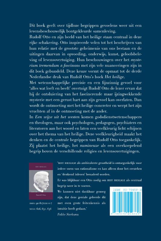 Achterkant van Een wijze uit het westen