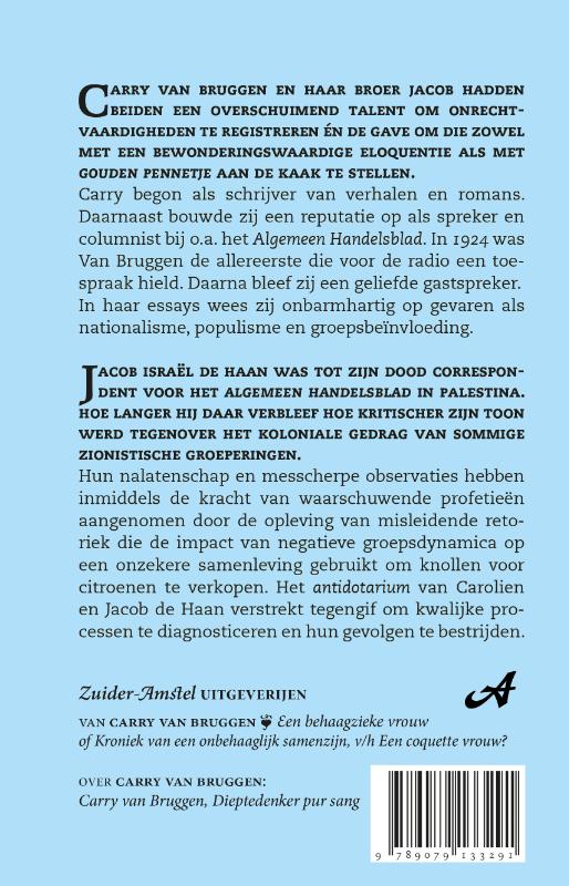 Achterkant van De onbegrepenen