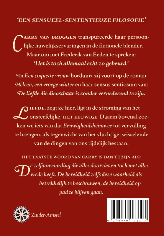 Achterkant van Een behaagzieke vrouw of Kroniek van een onbehaaglijk samenzijn