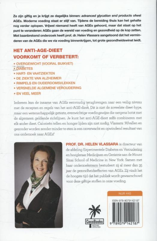 Achterkant van Het anti age dieet