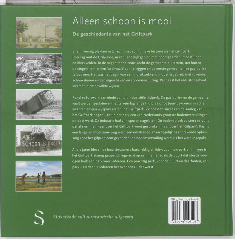 Achterkant van Alleen schoon is mooi