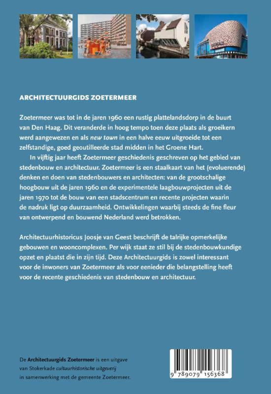 Achterkant van Architectuurgids Zoetermeer