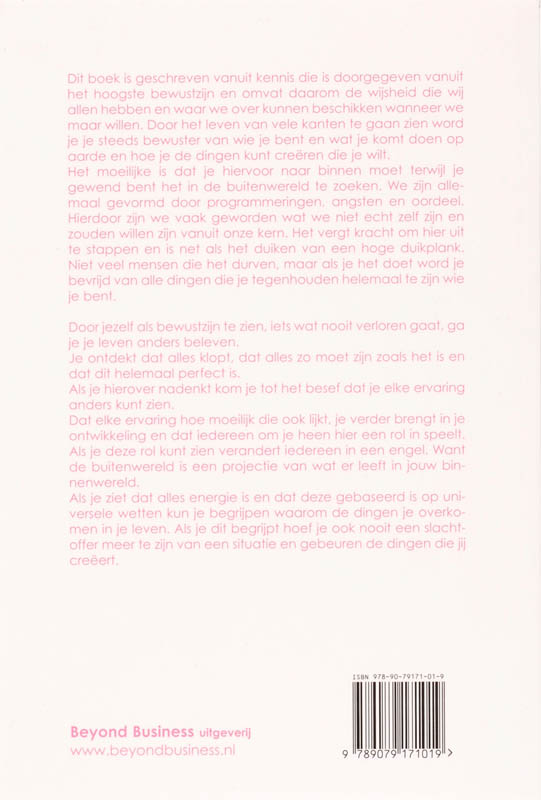 Achterkant van Bewustzijnstoestanden
