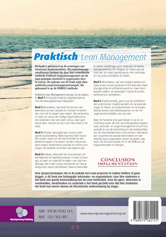 Achterkant van Praktisch lean management
