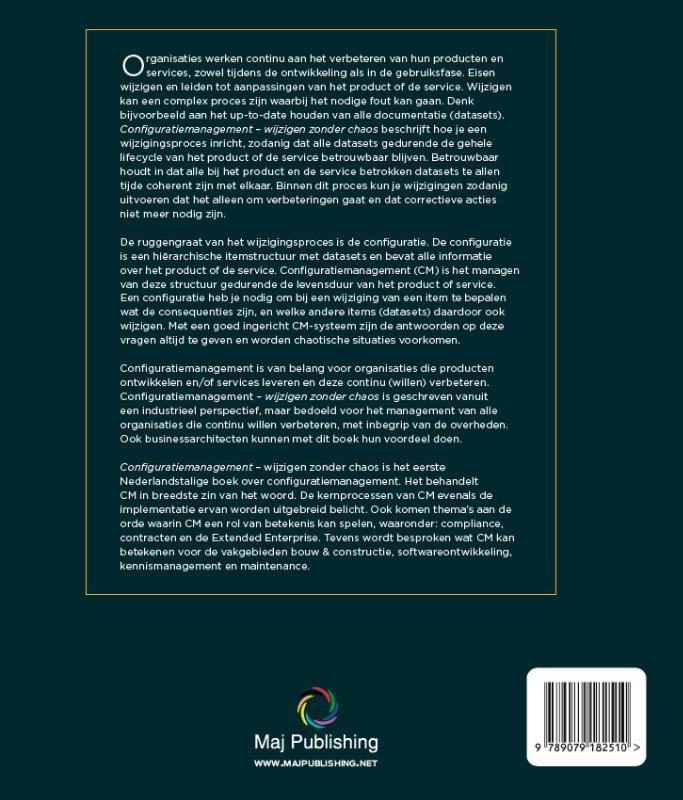 Achterkant van Configuratie Management