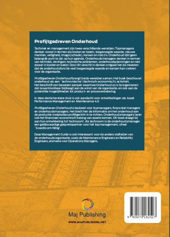 Achterkant van Profijtgedreven Onderhoud