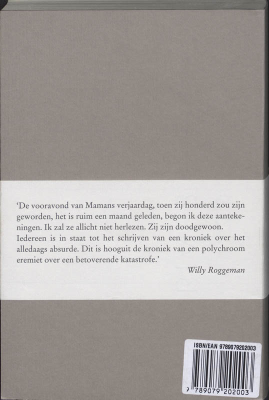 Achterkant van Betoverende Katastrofe