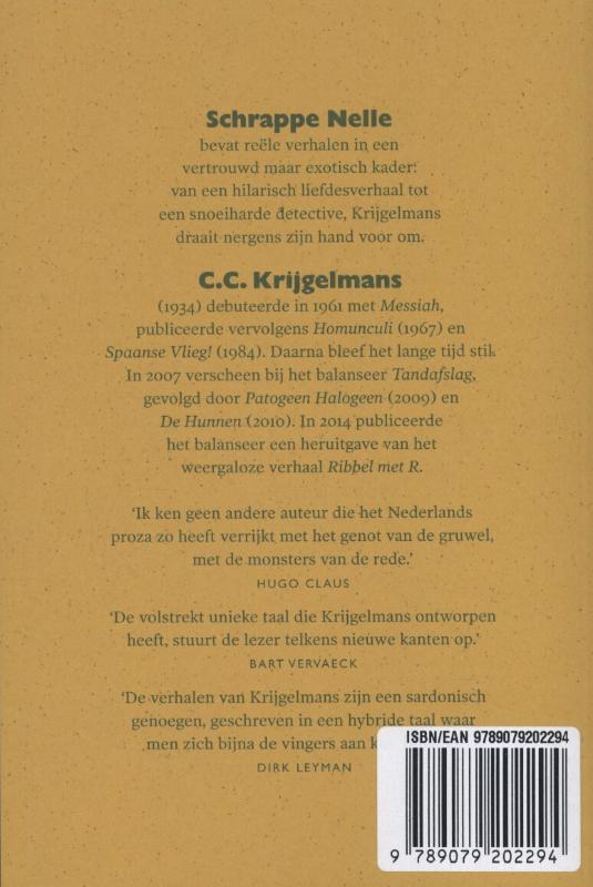 Achterkant van Schrappe Nelle