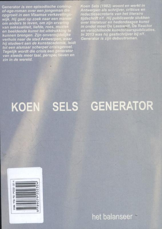Achterkant van Generator