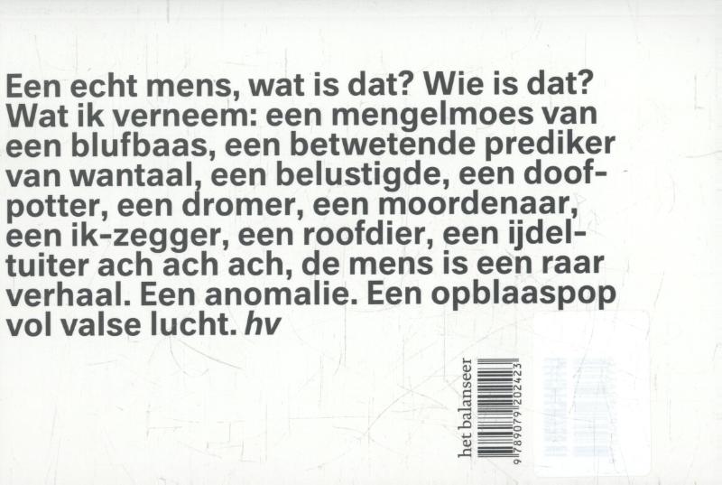 Achterkant van Maskerade