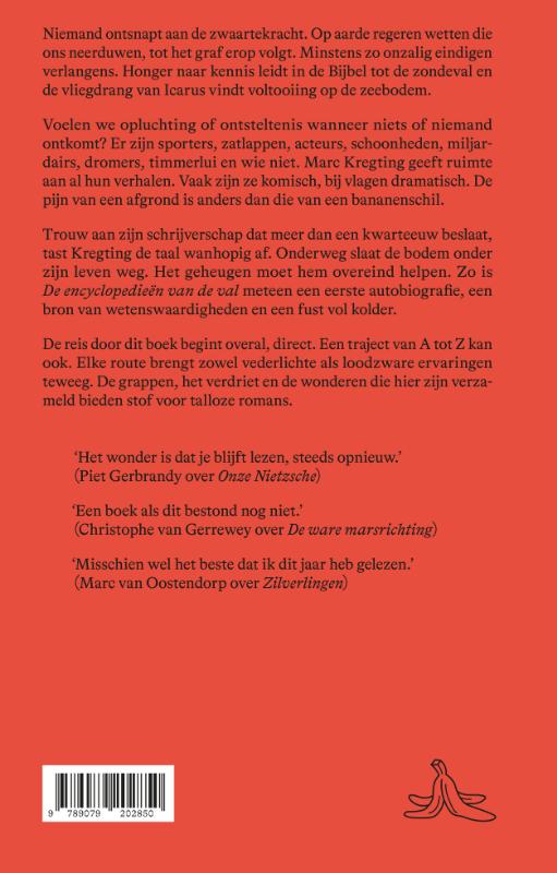 Achterkant van Encyclopedieën van de val